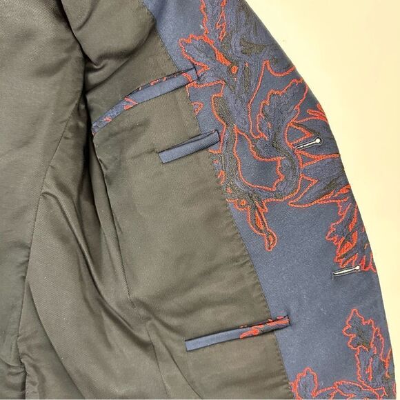 Men’s Roberto Cavalli Lacquered Opium Snake Suit Jacket Size 48EU / 38US - Picture 11 of 16